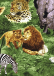 Serengeti - Animal Scatter 2, Green